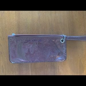 Sassy Metallic Hobo Wristlet